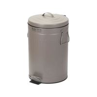 ＬＩＶ ＰＬＵＳ Boite トラッシュカン ふた付 ペダル式 12L ブラウン FCF833M-NQ-0194