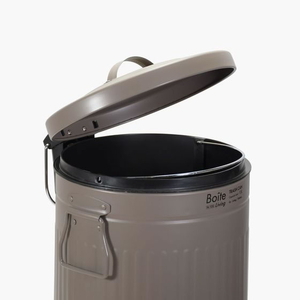 ＬＩＶ ＰＬＵＳ Boite トラッシュカン ふた付 ペダル式 12L ブラウン FCF833M-NQ-0194-イメージ7