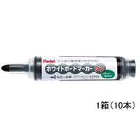 ぺんてる ホワイトボードマーカータフ 黒 10本 1箱(10本) F967160-MW50M-A