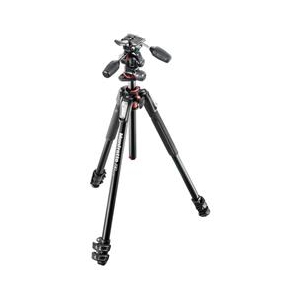 Manfrotto 190プロアルミニウム三脚3段 +RC2付3ウェイ雲台キット MK190XPRO3-3W-イメージ1