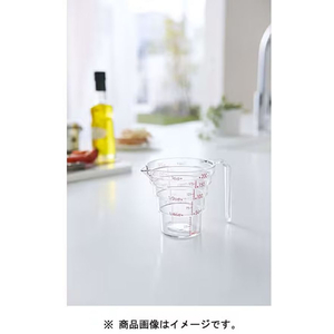 山崎実業 電子レンジ対応段々計量カップ 200mL CL FCD049H-2699-イメージ2