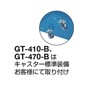 トラスコ中山 3段式工具箱 472×220×343 ブルー FC483DV-1215663-イメージ3