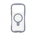 Hamee iPhone17 Pro Max用 MAGSYNQ強化ガラスクリアケース IFACE REFLECTION グレー 41-183261
