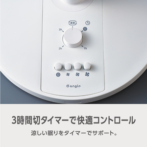 e angle リビング扇風機 ホワイト ANGV-FAM30-B-W-イメージ2