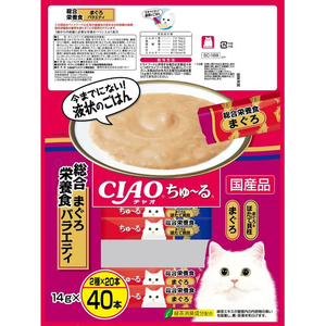 いなば CIAO ちゅーる 総合栄養食 まぐろバラエティ 14g×40P FCF658N-イメージ5