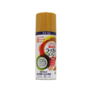 サンデーペイント アクリルラッカースプレー ゴールド 300mL FC145SN-#20019G-イメージ1