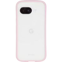 NATURAL design Google Pixel 9a用背面型ケース CHROME-CLEAR ピンクグレー GP9A-CHC06