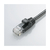エレコム Gigabit やわらかLANケーブル(Cat6準拠)(1．0m) ブラック LD-GPY/BK1-イメージ1