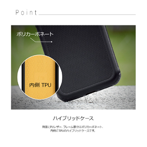 Just Mobile iPhone XS/X用ハイブリッドケース Quattro Air ネイビー JM10326-イメージ6