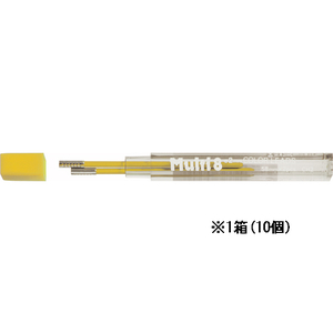 ぺんてる マルチ8専用替芯 黄 2本入×10個 1箱(10個) F886785-CH2-G-イメージ1
