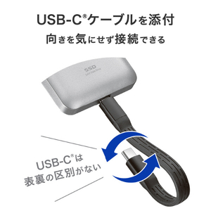 I・Oデータ MagSafe対応 USB 20Gbps(USB 3．2 Gen2x2)ポータブルSSD(500GB) SSMG-UWC500-イメージ6