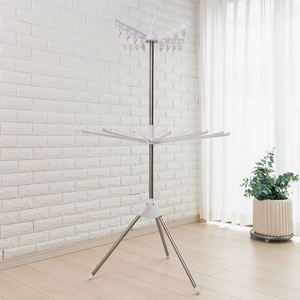 積水樹脂 ステンクラーものほしスタンドコスモス 約高さ143cm FCJ317S-SC-200W-イメージ2