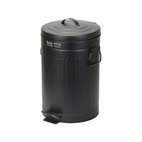 ＬＩＶ ＰＬＵＳ Boite トラッシュカン ふた付 ペダル式 12L ブラック FCF834M-NQ-0196
