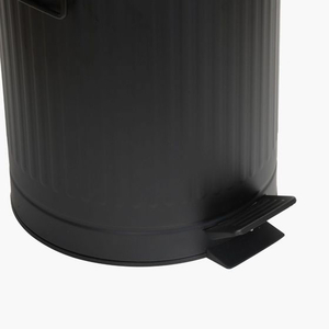 ＬＩＶ ＰＬＵＳ Boite トラッシュカン ふた付 ペダル式 12L ブラック FCF834M-NQ-0196-イメージ6