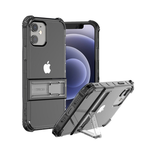 araree iPhone 12 mini用ケース Mach Stand ブラック AR20327I12MN-イメージ1