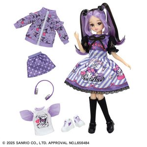 タカラトミー クールなクロミ リカちゃん DX カジュアル&パープルワンピセット ク-ルナクロミリカチヤンDXセツト タカラトミー クールなクロミ リカちゃん DX カジュアル&パープルワンピセット ク-ルナクロミリカチヤンDXセツト