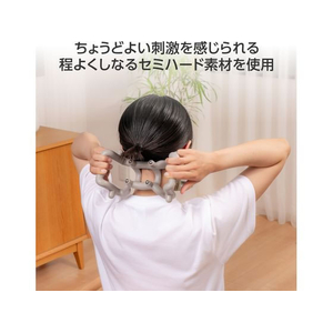 エレコム コリほぐし リバーシブル 首用 グレー FC336TE-HCK-SMNGY-イメージ5