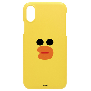 LINE FRIENDS iPhone XR用ケース SLIM FIT フェイス サリー KCL-SFA008-イメージ1