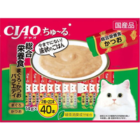 いなば CIAOちゅーる 総合栄養食 鮪鰹バラエティ 2種 40本 FCF659N