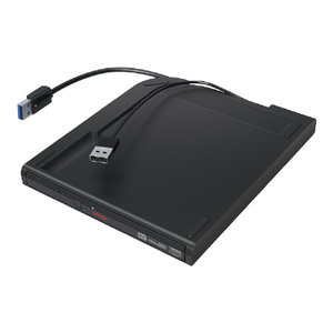 BUFFALO USB3．2(Gen1)ポータブルDVD Type-C/再生・書込みソフト添付 ブラック DVSM-PTC8U3-BKB-イメージ3