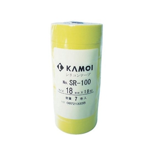 カモ井 シリコンテープ 18mm×18m 7巻入り FC453GN-3360113-イメージ2