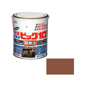 アサヒペン 水性ビッグ10多用途 1.6L 237 ココアブラウン FC118PP-イメージ1