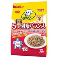 日本ペットフード ビタワン5つの健康バランス　ビーフ味・野菜入り　小粒　1．2kg ﾋﾞﾀﾜﾝ5ﾂﾉｹﾝｺｳﾋﾞ-ﾌ1.2KG