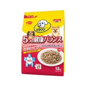 日本ペットフード ビタワン5つの健康バランス　ビーフ味・野菜入り　小粒　1．2kg ﾋﾞﾀﾜﾝ5ﾂﾉｹﾝｺｳﾋﾞ-ﾌ1.2KG-イメージ1