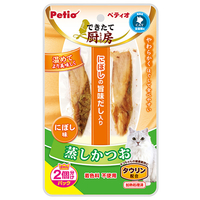 ペティオ できたて厨房 キャット 蒸しかつお にぼし味 2本入 ﾃﾞｷﾀﾃﾁﾕｳﾎﾞｳﾑｼｶﾂｵﾆﾎﾞｼ2ﾎﾝ