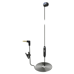 多摩電子工業 スマートフォン用モノラルハンズフリーイヤホン ブラック TSH36SMK-イメージ1