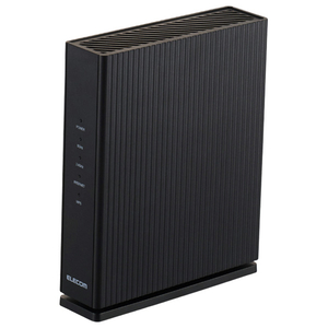 エレコム Wi-Fi 6 1201+300Mbps 1Gルーター ブラック WRC-X1500GS2-B-イメージ1