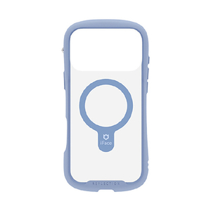 Hamee iPhone17 Pro Max用 MAGSYNQ強化ガラスクリアケース IFACE REFLECTION ペールブルー 41-183285-イメージ1