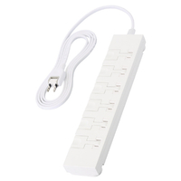 エレコム イージーリリース6口タップ(2m) ホワイト T-KF07-2620WH