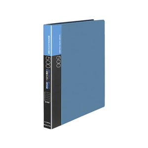 コクヨ 名刺ホルダー(替紙式)500名収容 青 F866225-ﾒｲ-F355NB-イメージ1