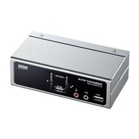 サンワサプライ USB・PS/2コンソール両対応パソコン自動切替器（2：1） SW-KVM2HVCN