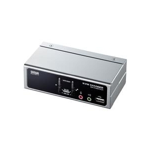サンワサプライ USB・PS/2コンソール両対応パソコン自動切替器（2：1） SW-KVM2HVCN-イメージ1