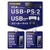 サンワサプライ USB・PS/2コンソール両対応パソコン自動切替器（2：1） SW-KVM2HVCN-イメージ2