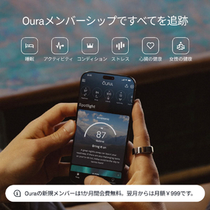 OURA Oura Ring 4(オーラリング 4)/size8 ゴールド JZ90-54216-08-イメージ4