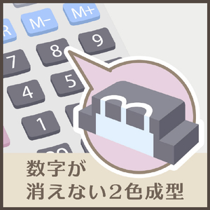 カシオ 本格実務電卓 ジャストサイズ ピンク JS-20WKA-PK-N-イメージ8