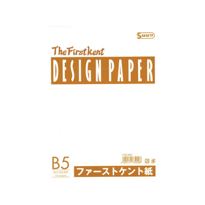 SAKAEテクニカルペーパー ファーストケント紙 B5規格 186g 10枚 FC73622-F160-B5P-イメージ1