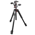 Manfrotto プロアルミニウム三脚3段+RC2付き3ウェイ雲台キット ブラック MK055XPRO3-3W