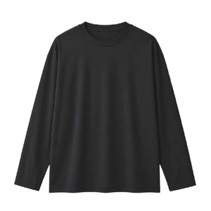 K.K物産 レビケア長袖シャツ M ブラック CXU-M-BK-イメージ1