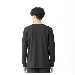 K.K物産 レビケア長袖シャツ M ブラック CXU-M-BK-イメージ4