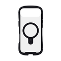 Hamee iPhone Air用MagSynq強化ガラスクリアケース iFace Reflection ブラック 41-183292