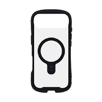 Hamee iPhone Air用MagSynq強化ガラスクリアケース iFace Reflection ブラック 41-183292