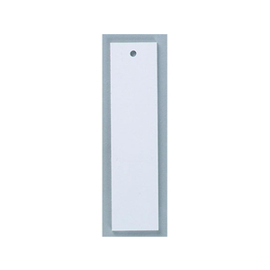 西敬 掛名札 ビニール板 白 30×120mm FC23273-T-4-イメージ1