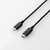 エレコム USB2．0ケーブル(認証品、C-microB) 0．5m ブラック U2C-CMB05NBK-イメージ1
