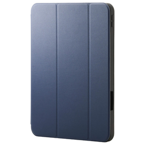 エレコム 11インチiPad Pro(M4)用 フラップケース 衝撃吸収 Pencil収納 スリープ対応 ネイビー TB-A25PMSANV-イメージ1