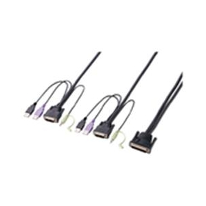 エレコム DVI対応パソコン自動切替器(2台切替) KVM-DVHDU2-イメージ3
