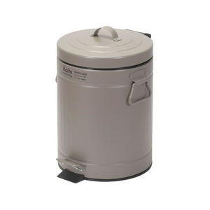 ＬＩＶ ＰＬＵＳ Boite トラッシュカン ふた付 ペダル式 5L ブラウン FCF835M-NQ-0191-イメージ1